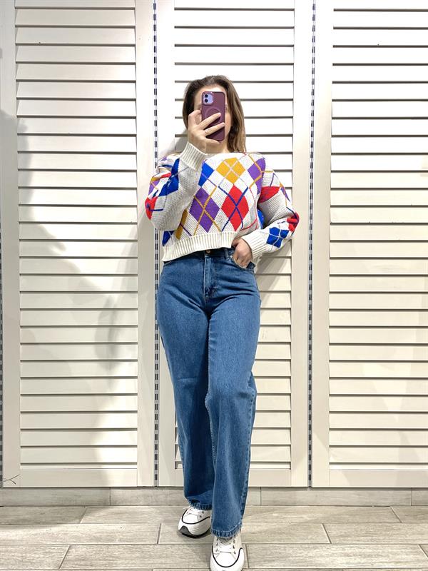 Mavi Kadın Düz Salaş Kot Pantolon - Mom Jean