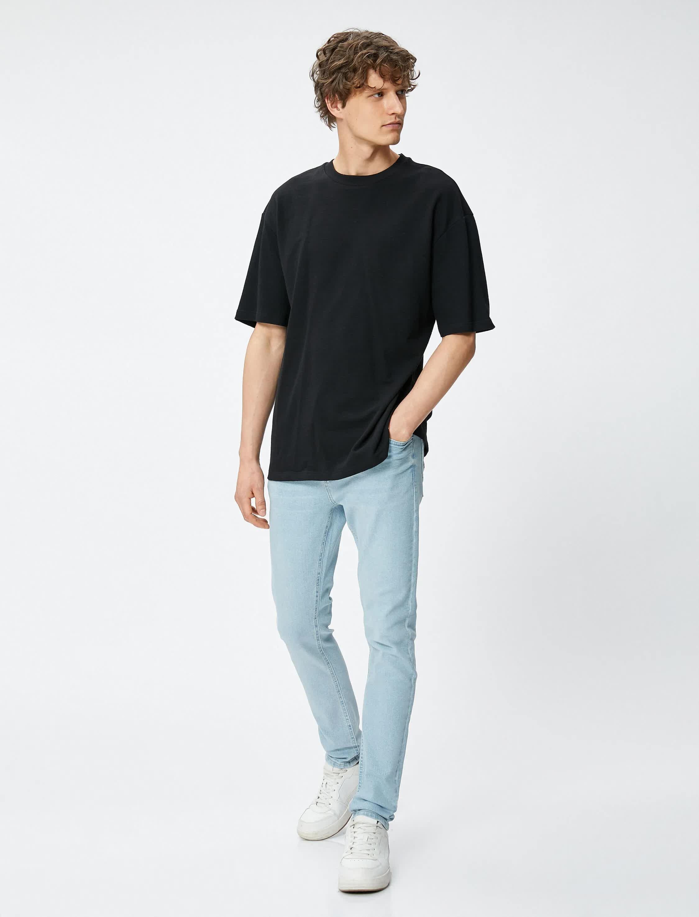 Dar Kesim Skinny Fit Kot Pantolon - Michael Jean