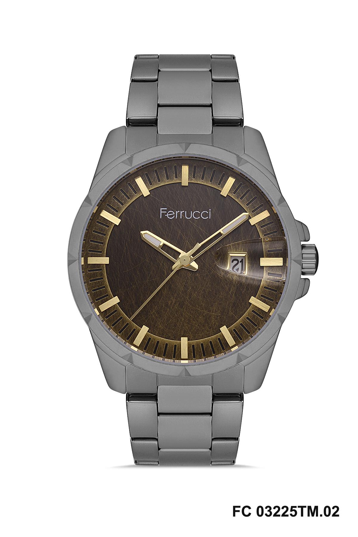 FC 0923 03225M.02 Fonksiyonlu Metal Kol Saati