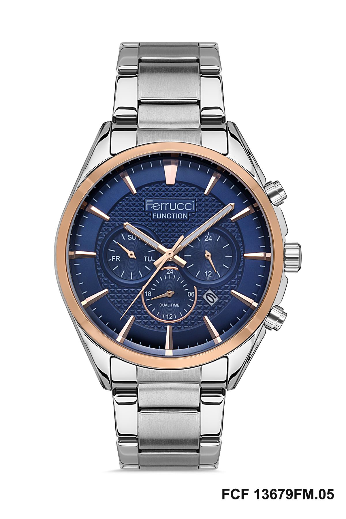 FCF 0423 13679.05 Fonksiyonlu Metal Kol Saati