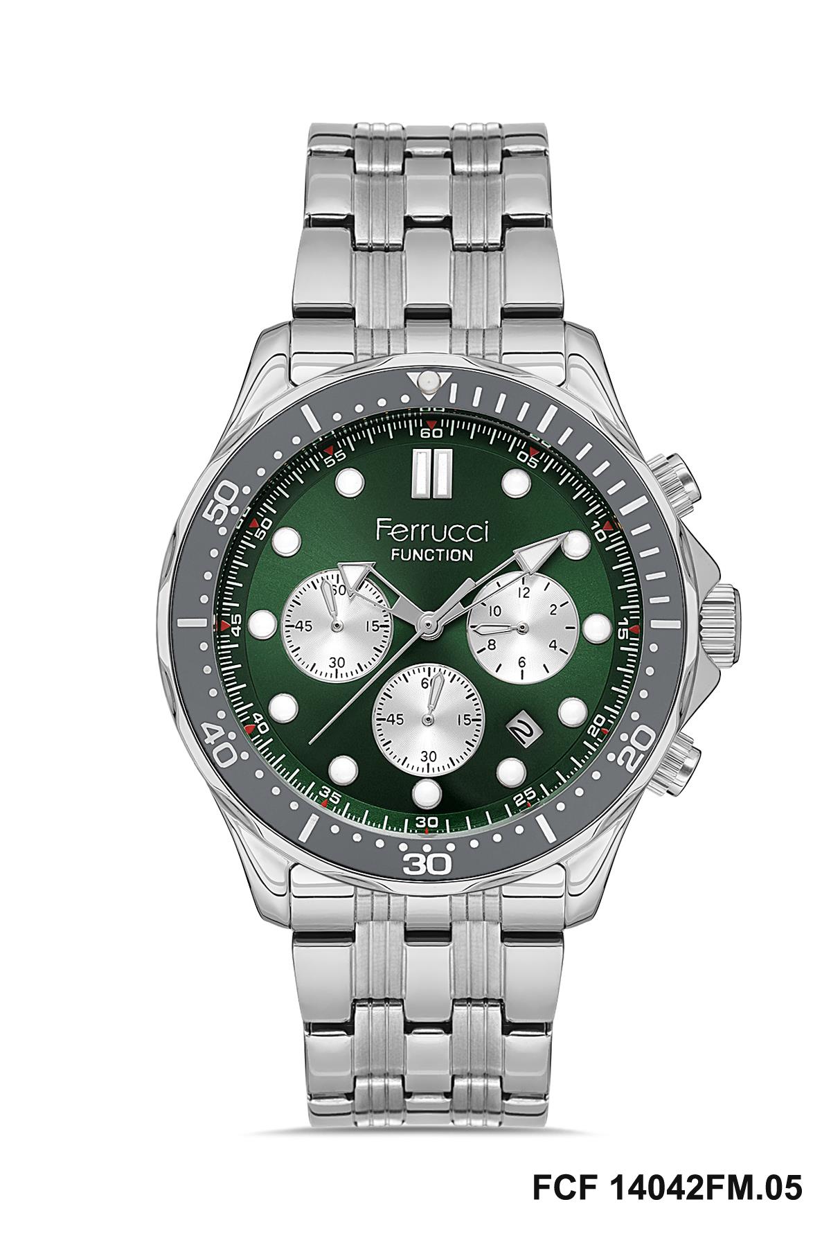 FCF 1023 14042M.5 Fonksiyonlu Metal Kol Saati