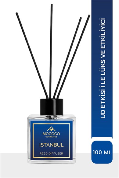 Istanbul Bambu Çubuklu Oda Kokusu 110 ml – Reed Diffuser | Ev ve Aromaterapi