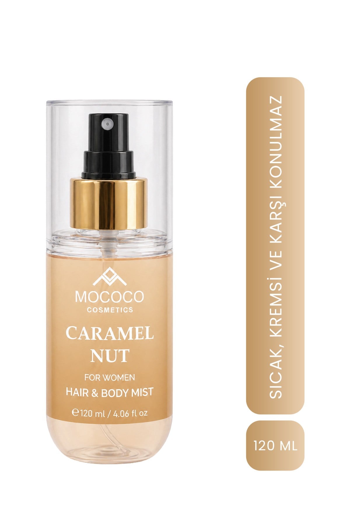 Caramel Nut  Parfümlü Vücut Misti 120 ml – Body Mist Spray