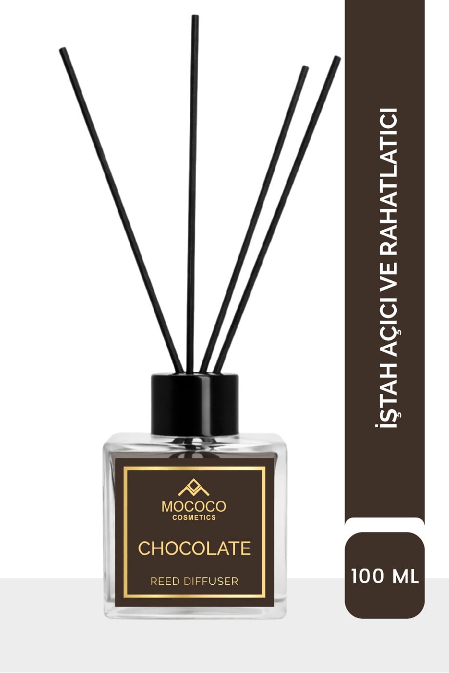 Chocolate Bambu Çubuklu Oda Kokusu 110 ml – Reed Diffuser | Ev ve Aromaterapi