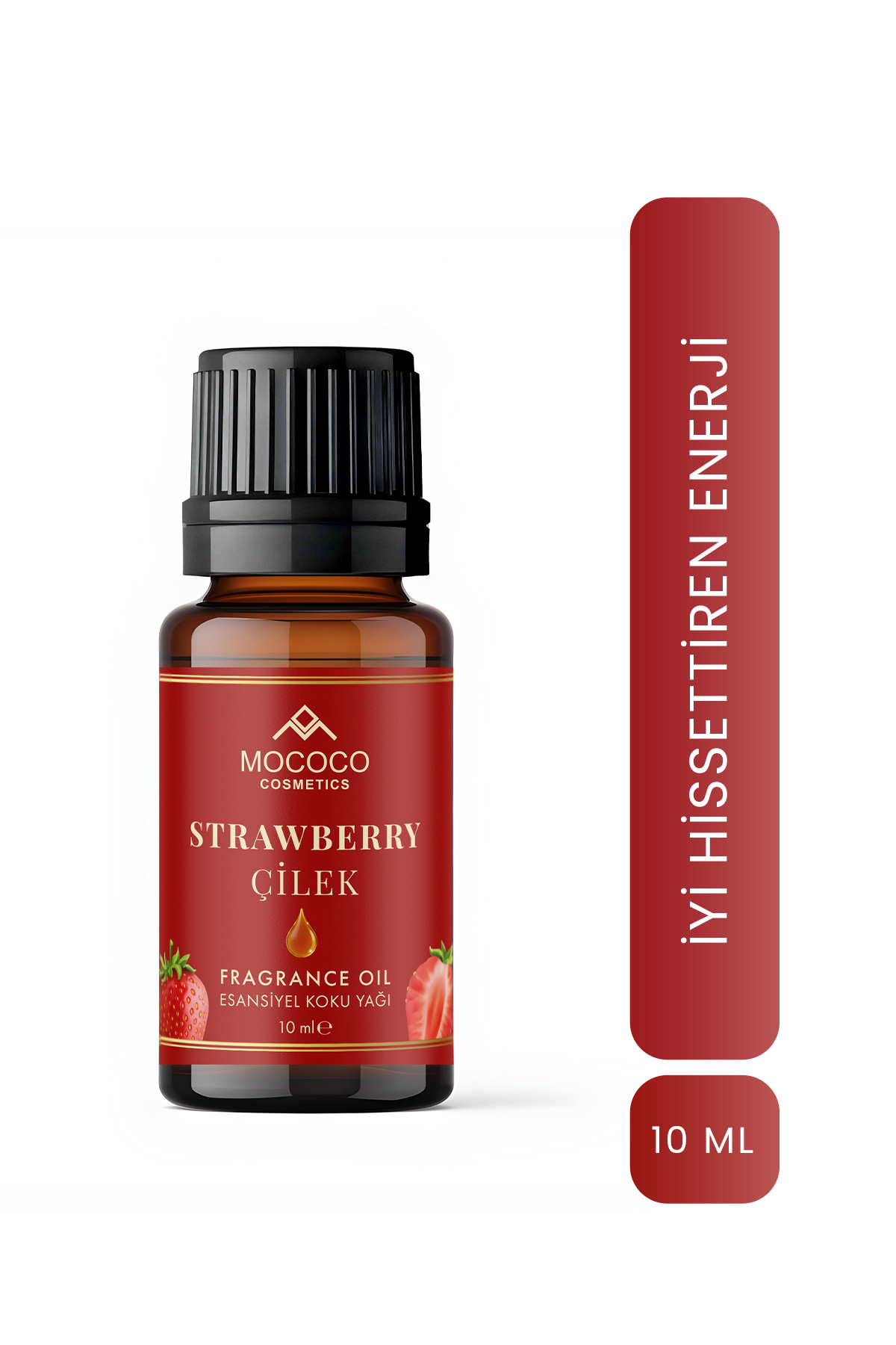 Çilek (Strawberry) Esansiyel Yağı 10 Ml – Doğal Uçucu Yağ | Aromaterapi, Difüzör, Buhurdanlık