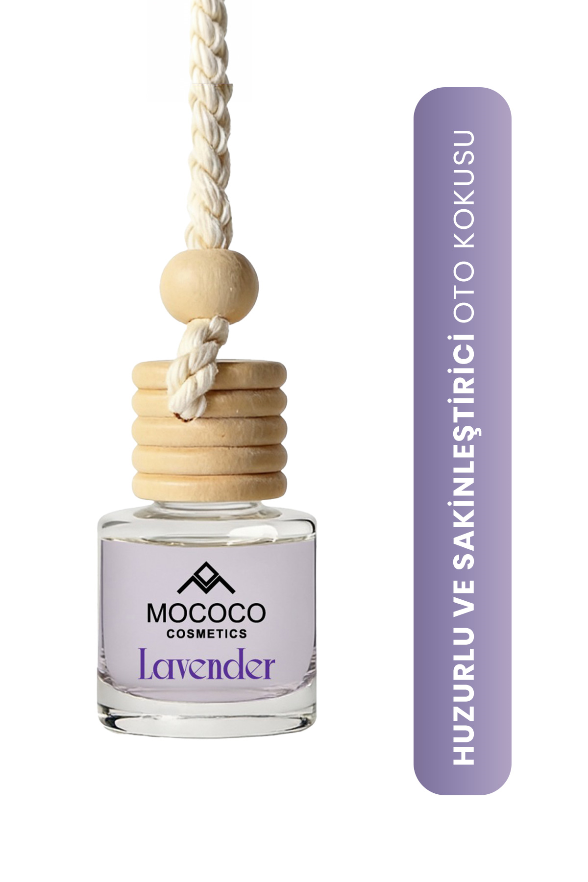 Lavender Oto Kokusu 8 ml – İp Askılı Araç Kokusu | Uzun Süre Kalıcı Araba Kokusu