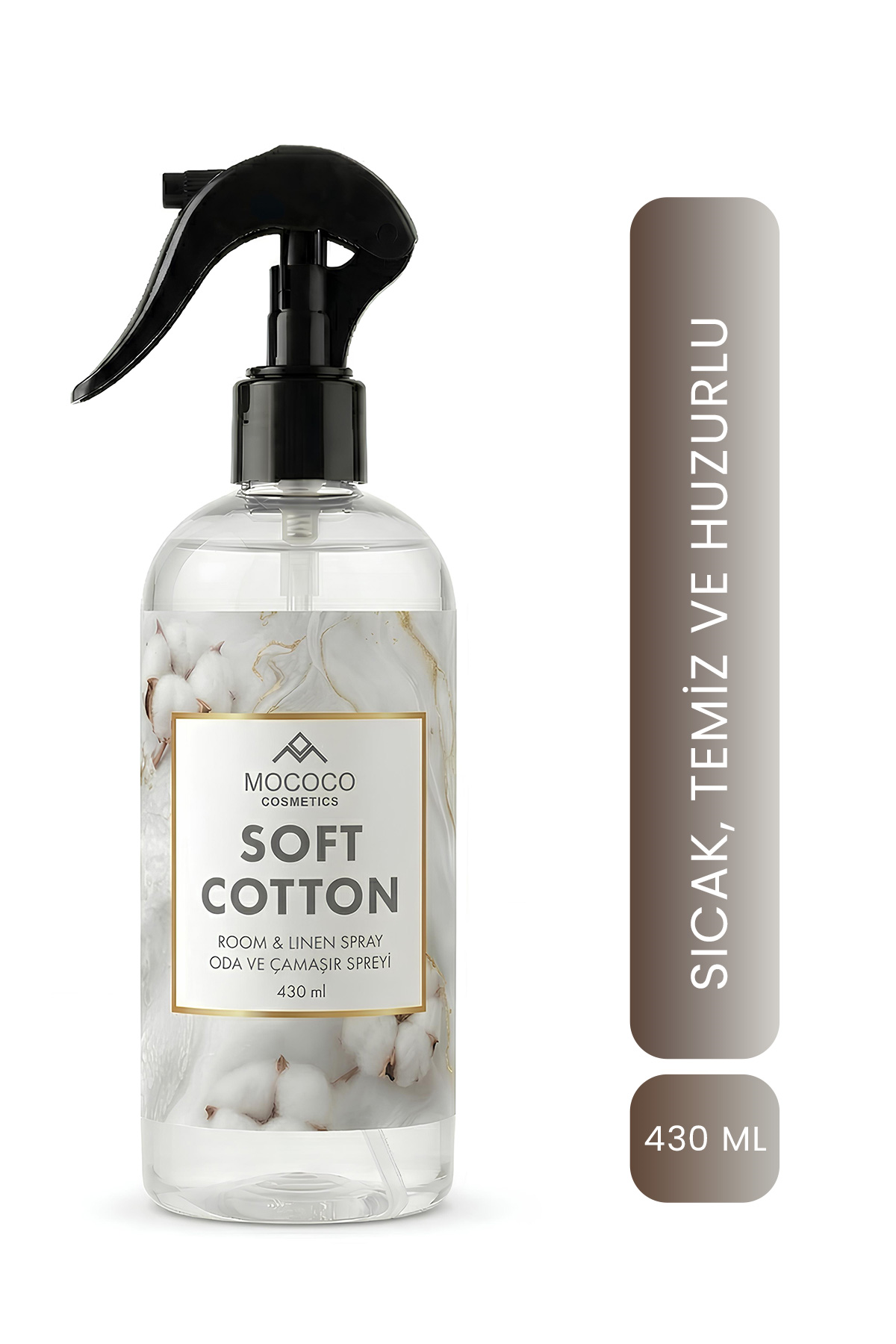 Soft Cotton Iris Poudre Oda & Çamaşır Spreyi 430 ml – Room Spray | Ferahlatıcı Ortam ve Kumaş Kokusu
