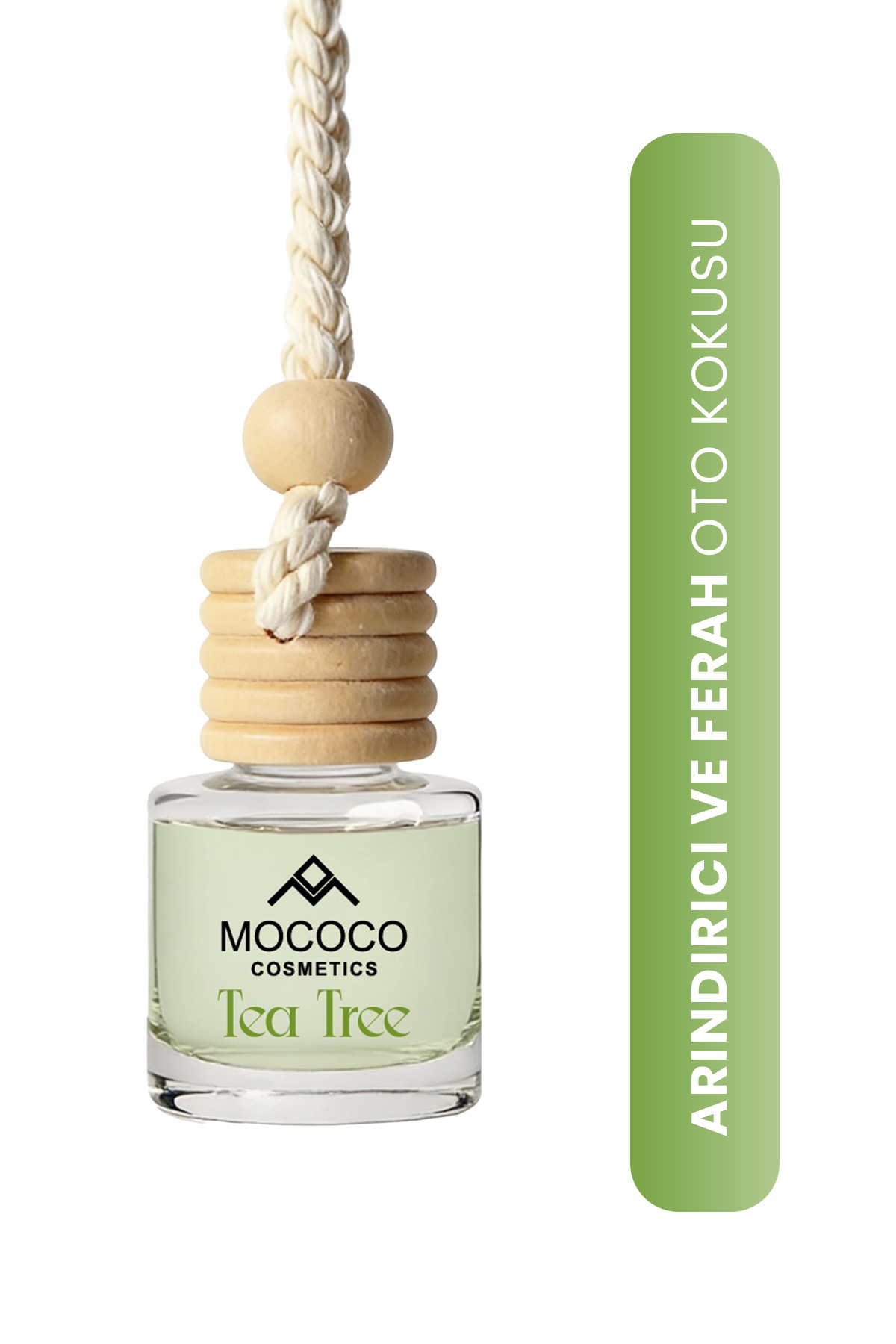 Tea Tree Oto Kokusu 8 ml – İp Askılı Araç Kokusu | Uzun Süre Kalıcı Araba Kokusu