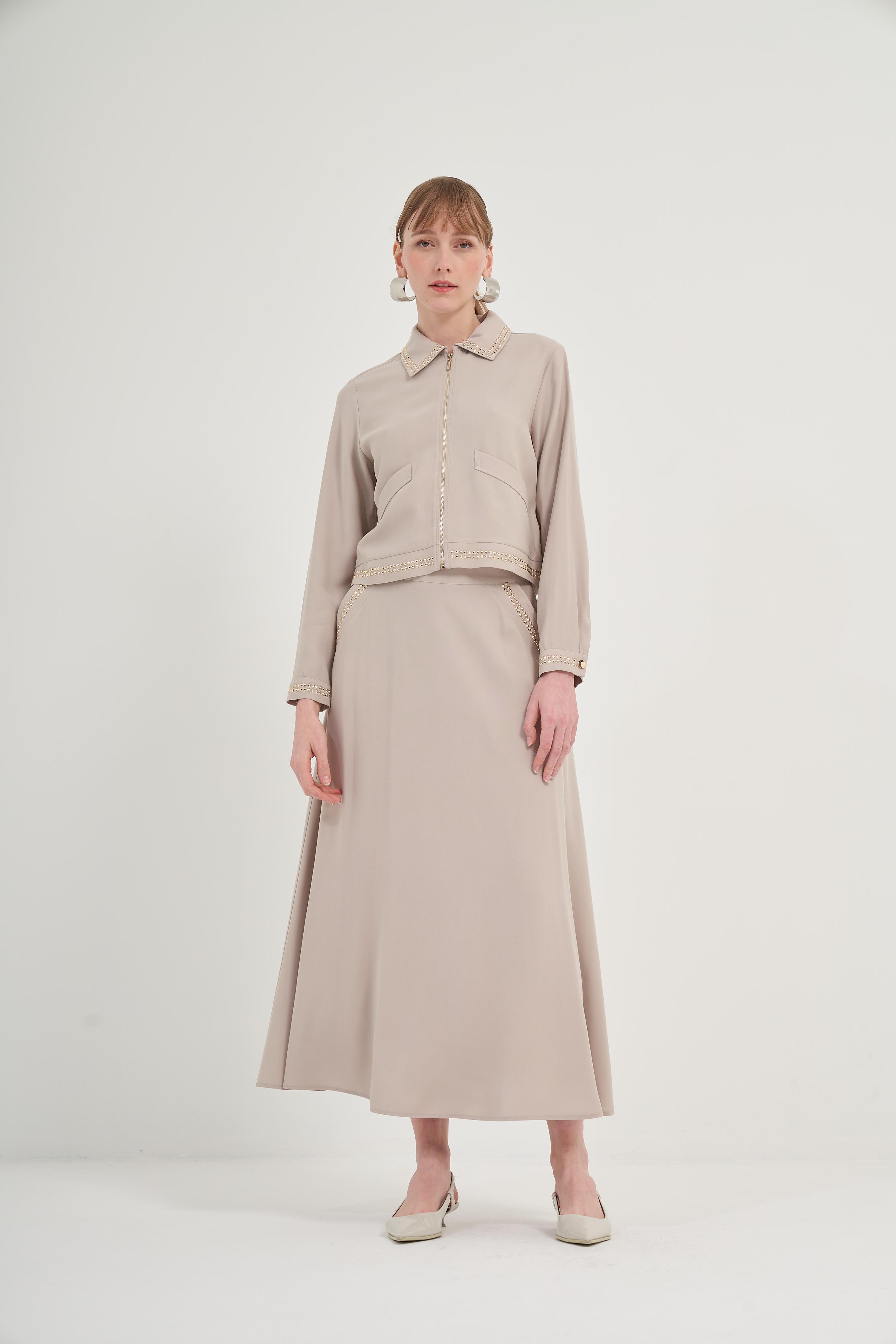 Garmi Kadın Etekli Takım Taş 31049