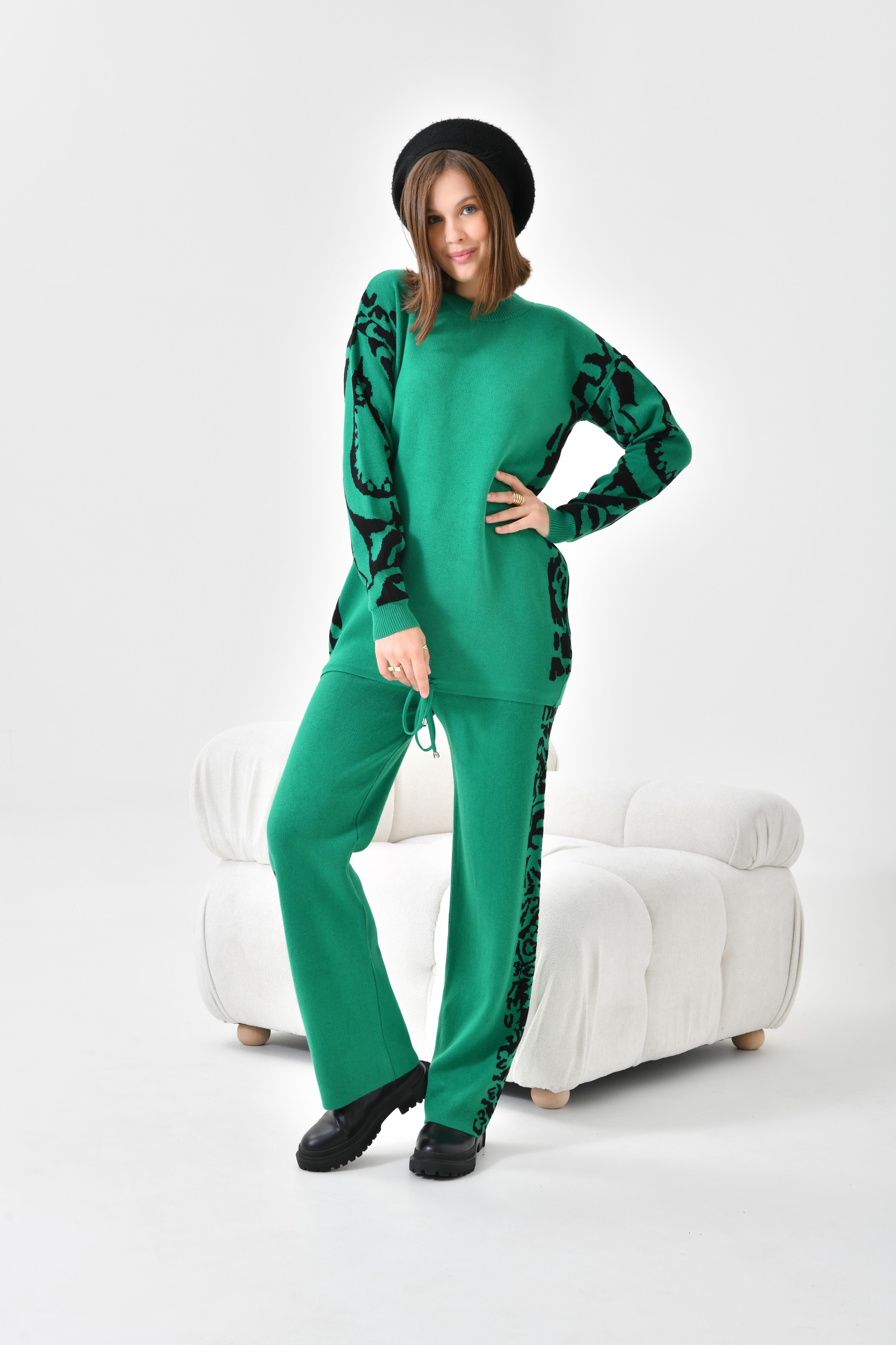 Ftz Women Kadın Leoparlı İkili Takım Benetton