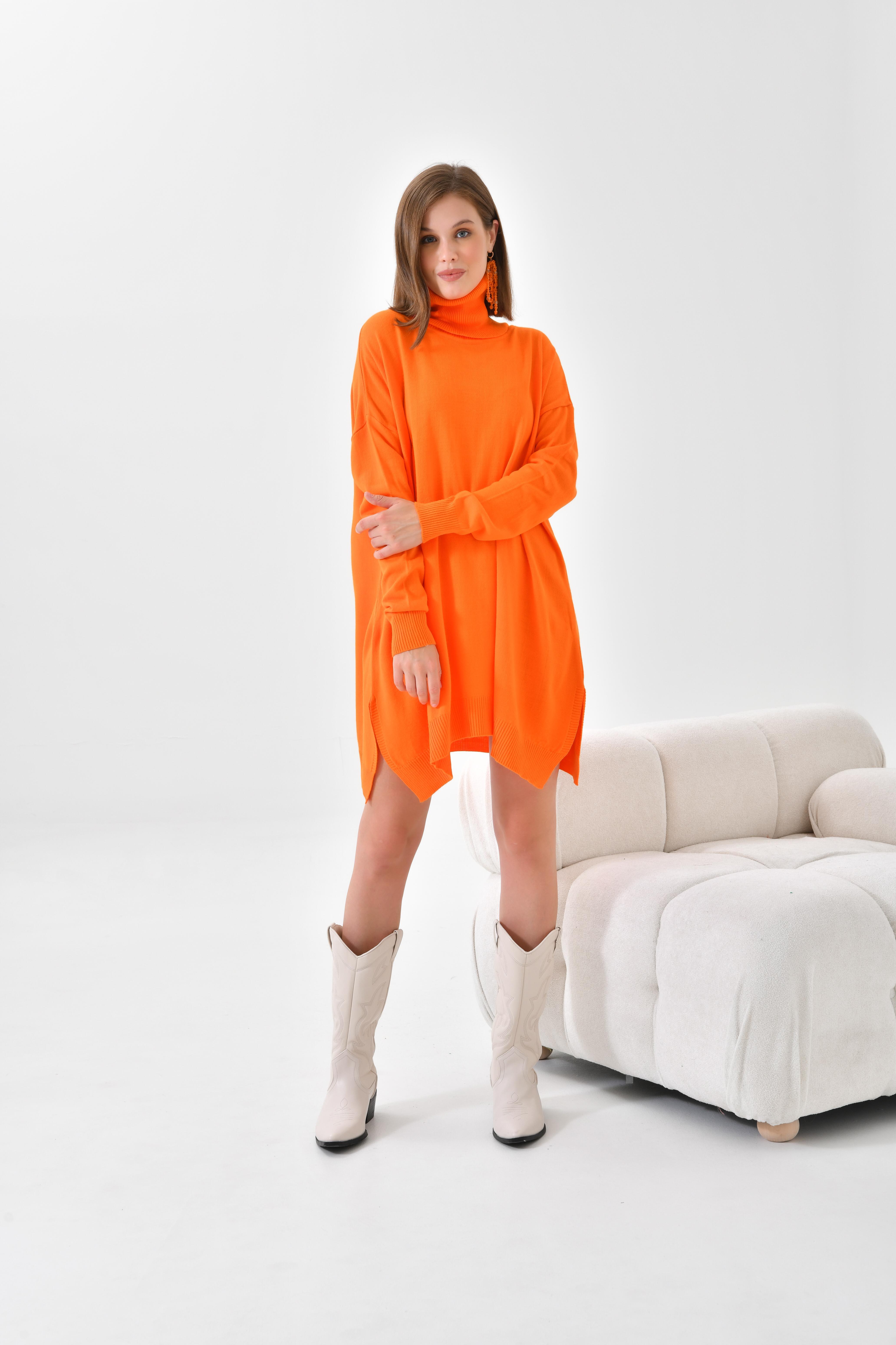 Garmi Kadın Basic Tunik Orange