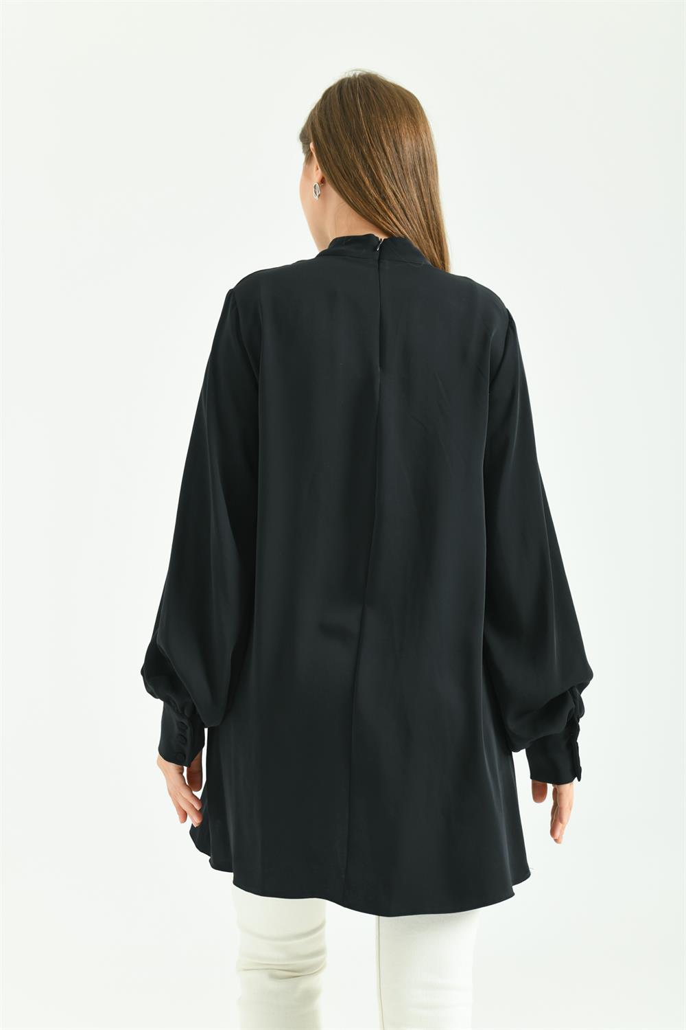 Kadın Elegant Tunik Siyah