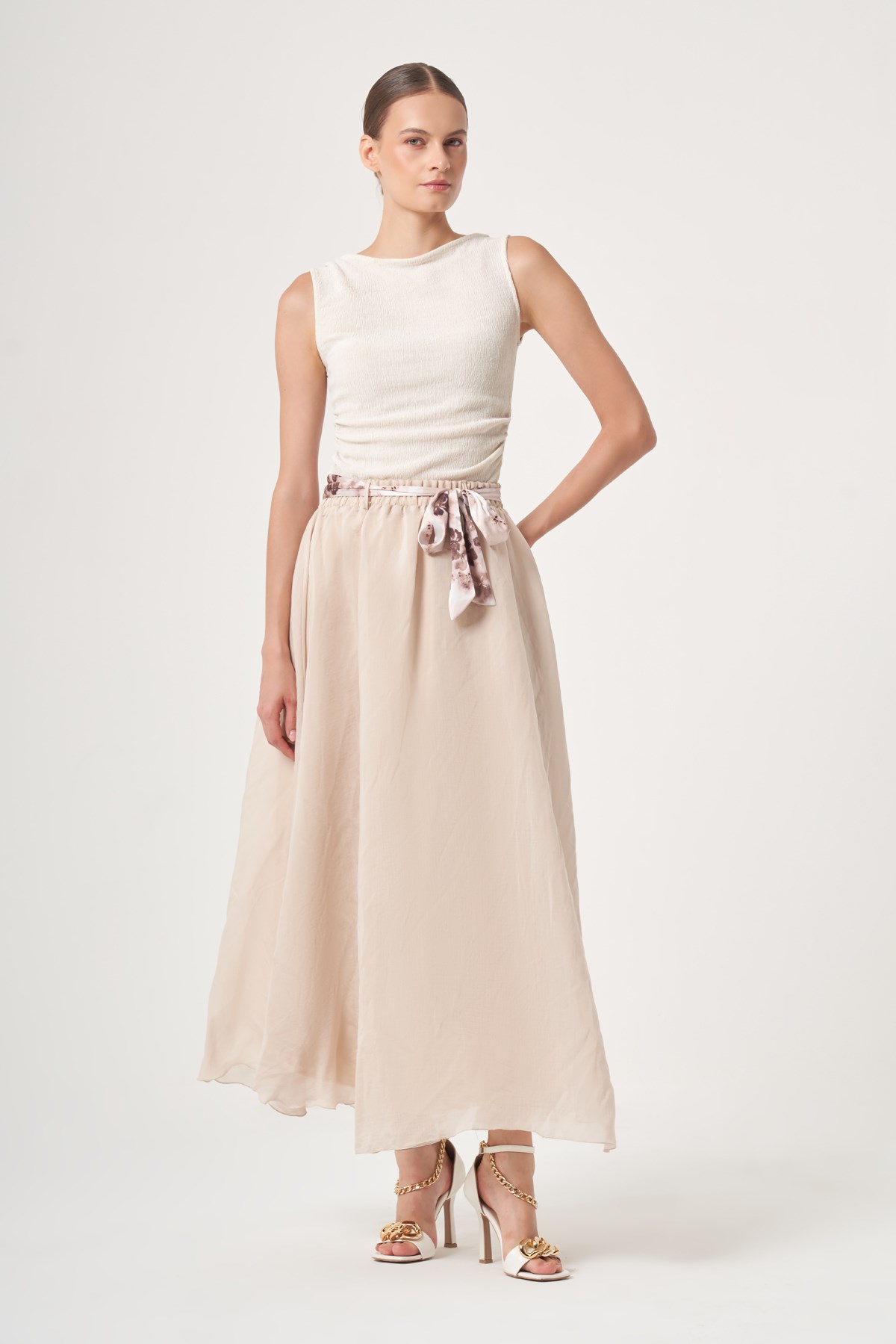 Kadın Helena Etek Beige