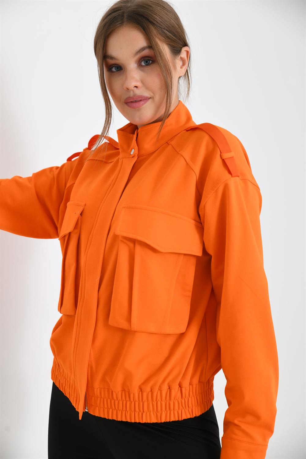 Kadın İki İp Mont Orange