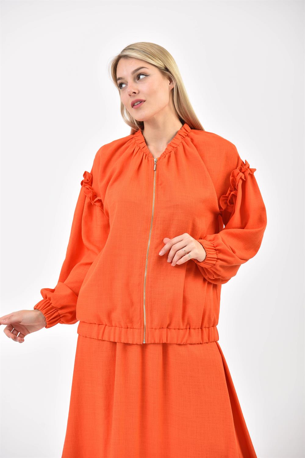 Kadın Keten Takım Orange