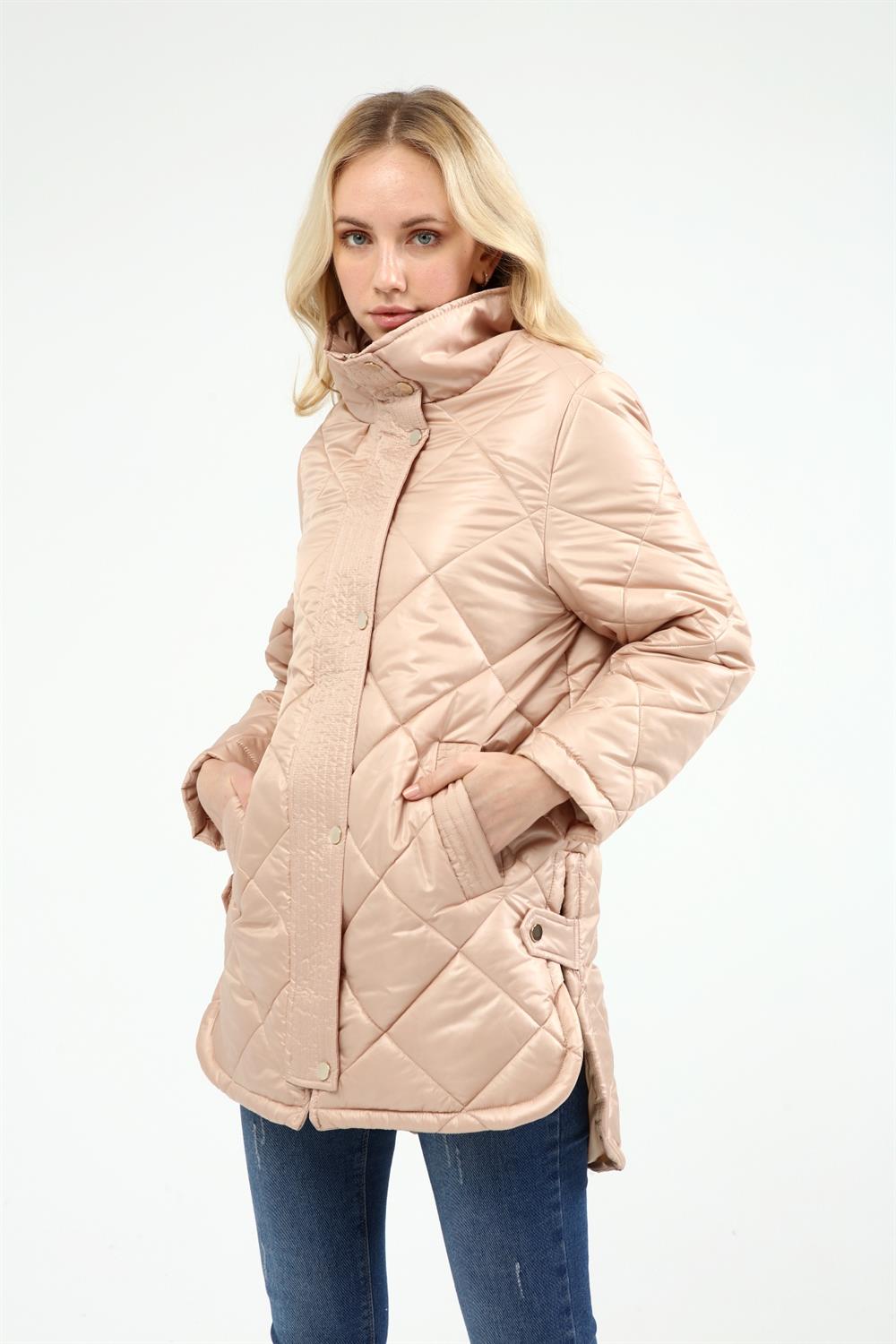 Kadın Şişme Mont Beige