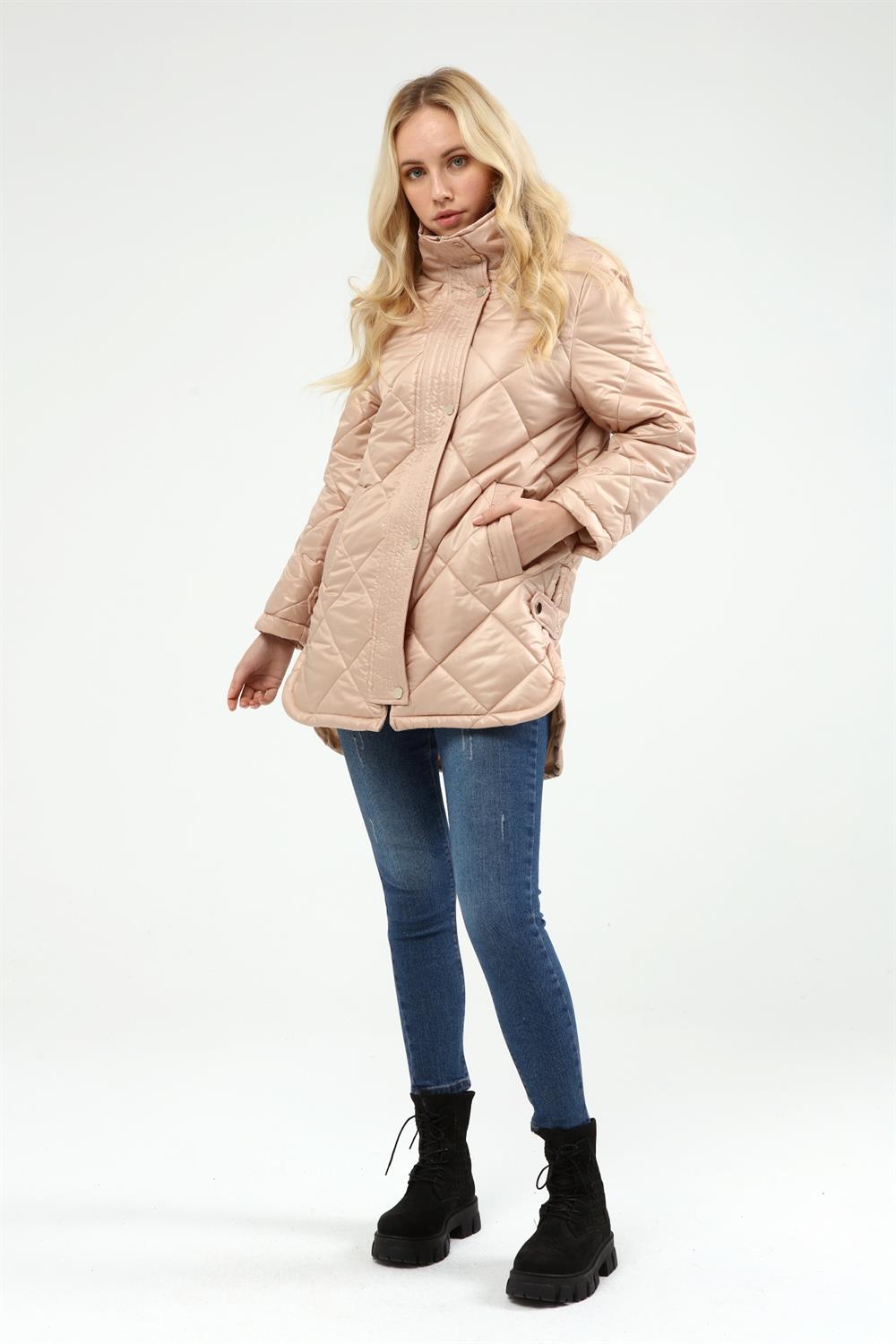 Kadın Şişme Mont Beige