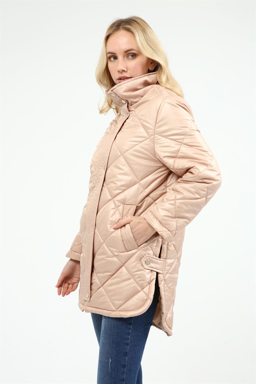 Kadın Şişme Mont Beige