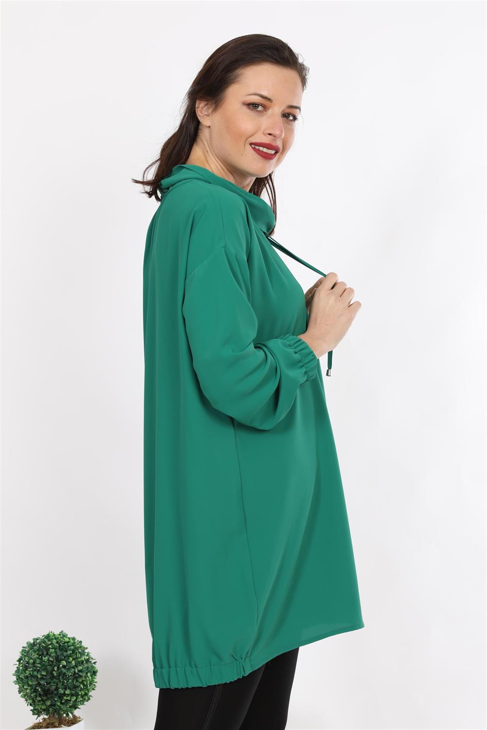 Kadın Spor Tunik Yeşil