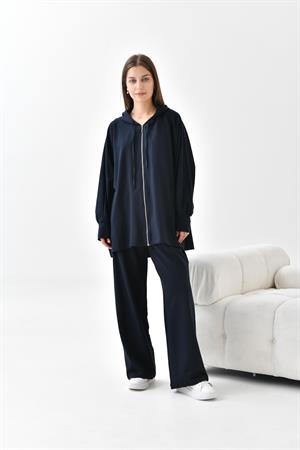 Ftz Women Kadın 2 İp Pantolonlu Takım Lacivert