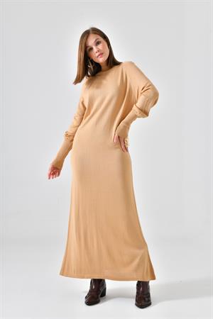Ftz Women Kadın Düz Basic Tunik Bisküvi