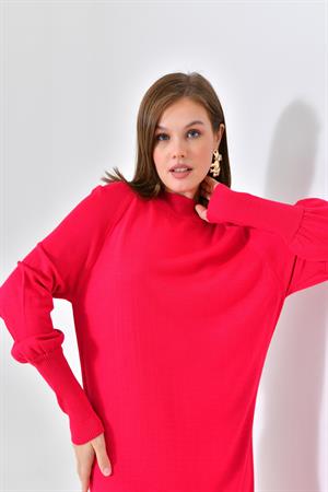 Ftz Women Kadın Düz Basic Tunik Fuşya