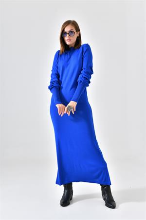 Ftz Women Kadın Düz Basic Tunik Saks Mavi