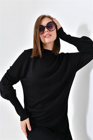 Ftz Women Kadın Düz Basic Tunik Siyah