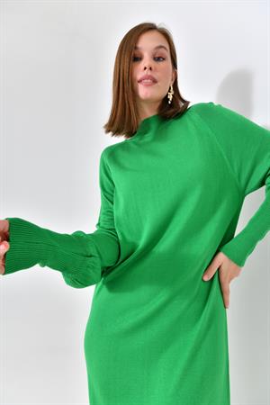 Ftz Women Kadın Düz Basic Tunik Yeşil