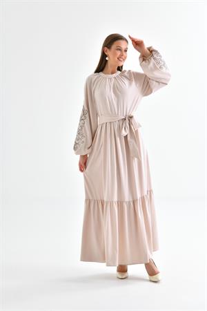 Ftz Women Kadın Elbise Beige