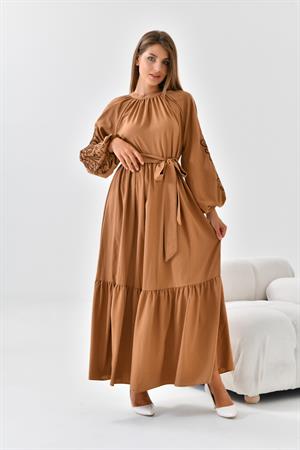 Ftz Women Kadın Elbise Kahve