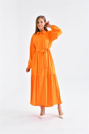 Ftz Women Kadın Elbise Orange