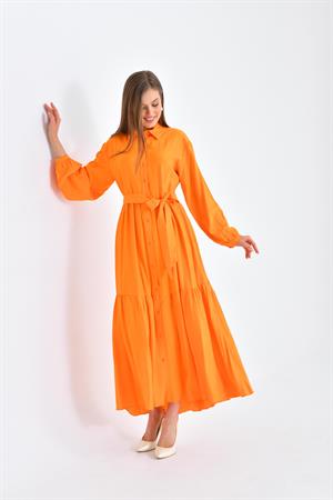 Ftz Women Kadın Elbise Orange