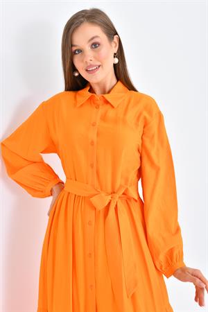 Ftz Women Kadın Elbise Orange