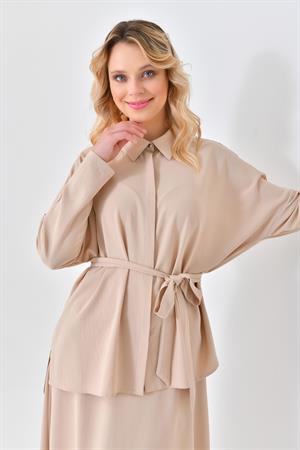 Ftz Women Kadın Etekli Takım Beige
