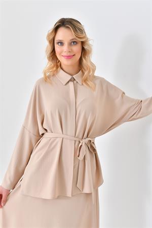 Ftz Women Kadın Etekli Takım Beige