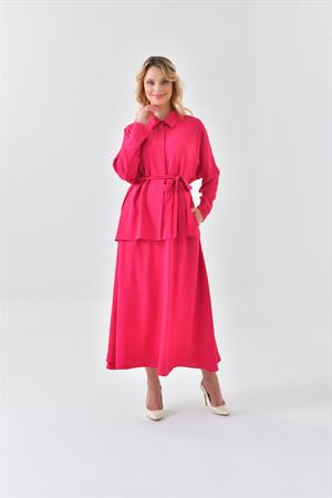 Ftz Women Kadın Etekli Takım Fuşya
