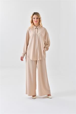 Ftz Women Kadın Pantolonlu Takım Beige