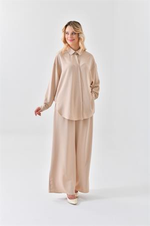 Ftz Women Kadın Pantolonlu Takım Beige
