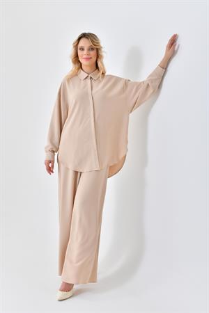 Ftz Women Kadın Pantolonlu Takım Beige