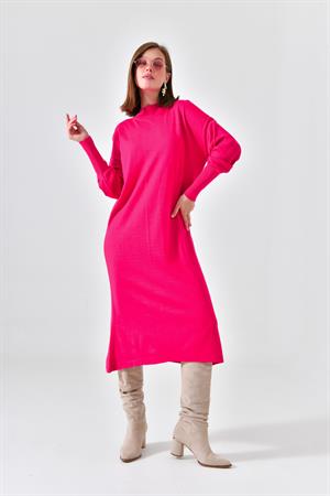 Garmi Kadın DÜz Basic Tunik Fuşya