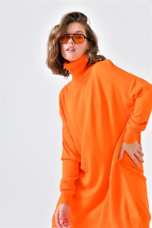 Garmi Kadın Düz Basic Tunik Orange