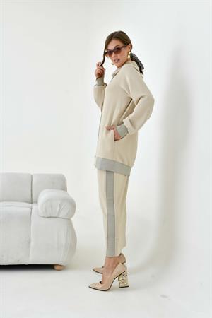Garmi Kadın Etekli Takım Beige