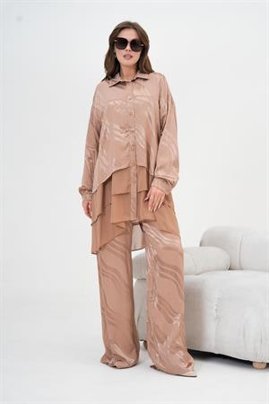 Garmi Kadın Jakar Takım Beige