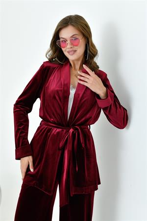 Garmi Kadın Kadife Takım Bordo