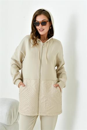 Garmi Kadın Kapitone Takım Beige
