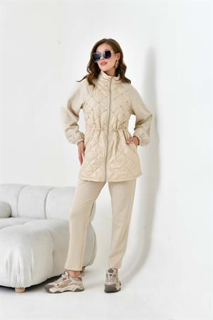 Garmi Kadın Kapitoneli Takım Beige