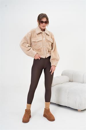 Garmi Kadın Kaşmir Mont Beige