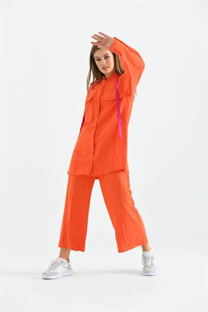 Garmi Kadın Keten Takım Orange