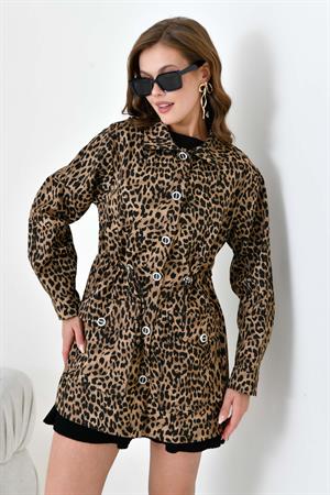 Garmi Kadın Leopar Desen Kap LEOPAR